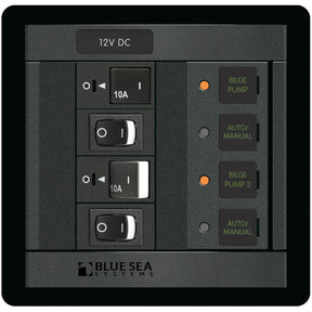 Blue Sea Dual Bilge Pump Control Panel