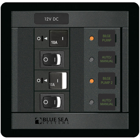 Blue Sea Dual Bilge Pump Control Panel