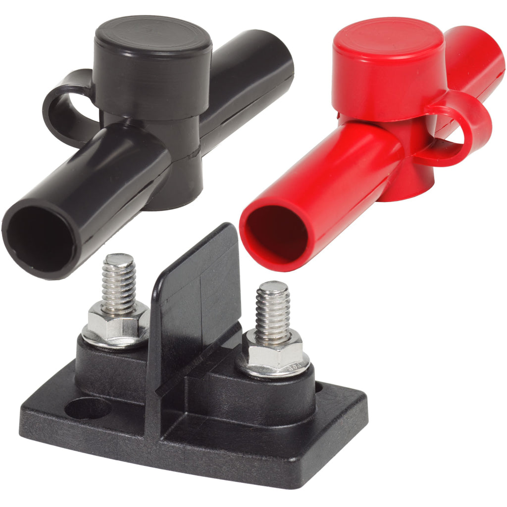 Blue Sea Dual Power Post - 2 x 5/16" studs