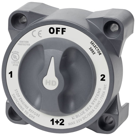 Blue Sea HD-Series Selector Battery Switch