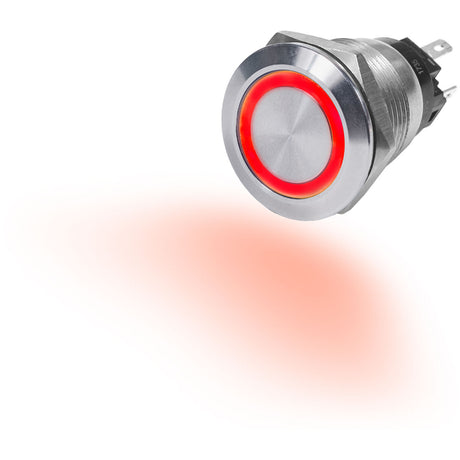 Blue Sea Push Button LED Ring Switch
