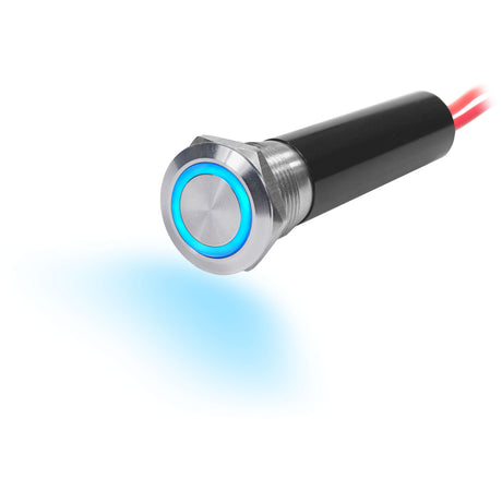 Blue Sea 20A LED Push Button Ring Switch