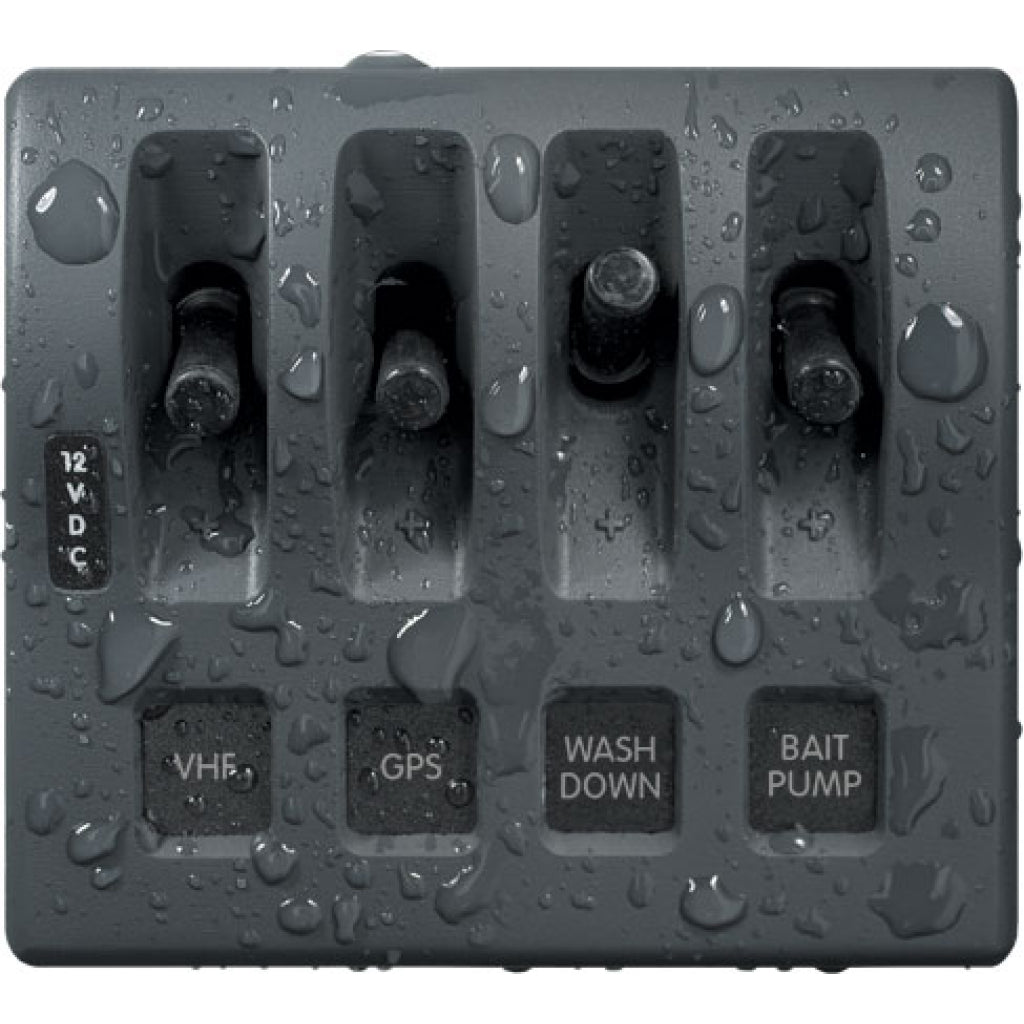 Blue Sea WeatherDeck Waterproof Switch Panel While Wet