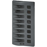 Blue Sea 4308 WeatherDeck 12V DC Fuse Panel  8 Pos