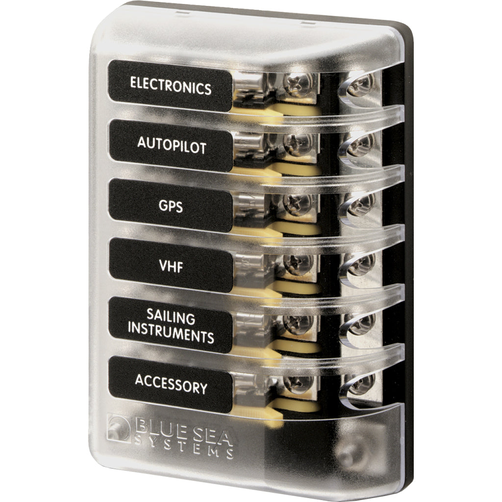 3AG 6 Circuit w/Ground Fuse Block