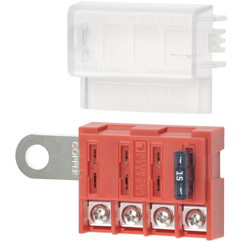 Blue Sea 5023 ST Blade Batt.Term. Mount Fuse Block