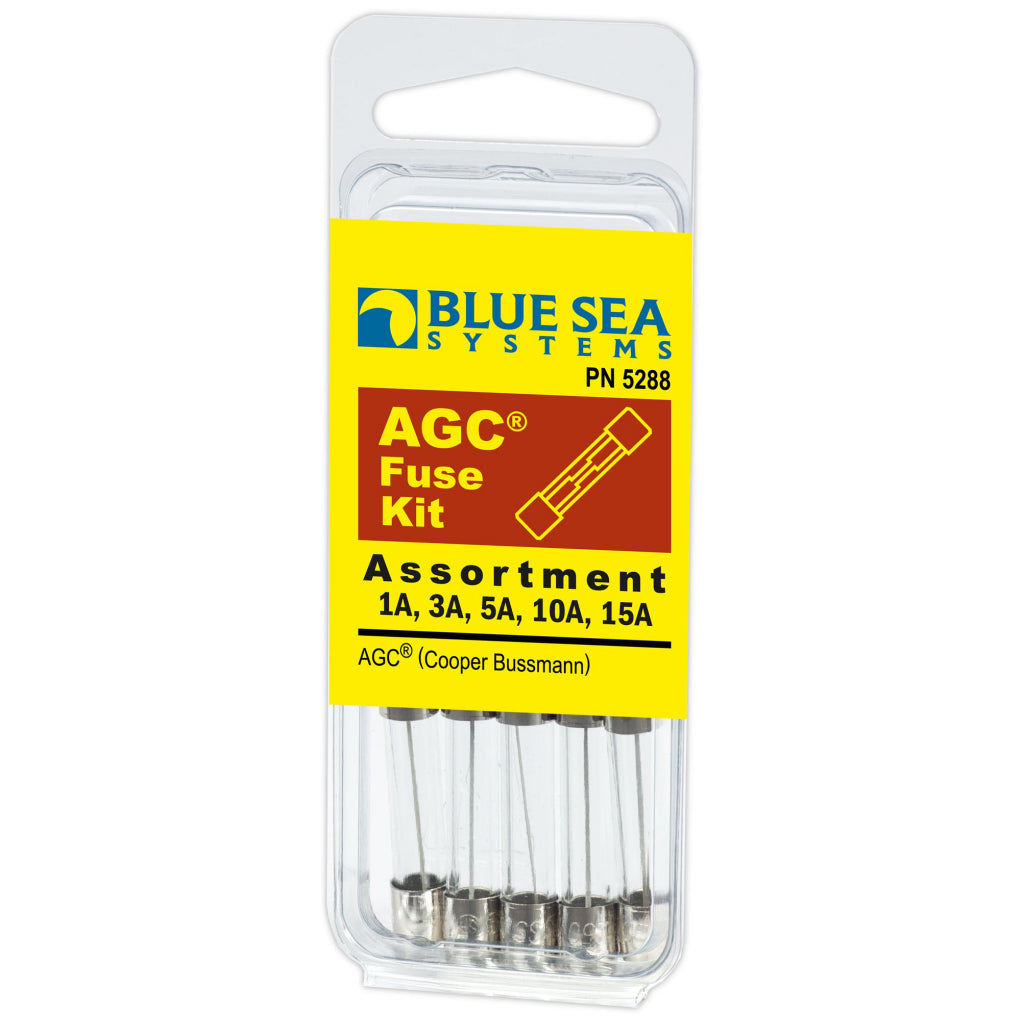 Blue Seas Systems 5 Piece AGC Fuse Kit