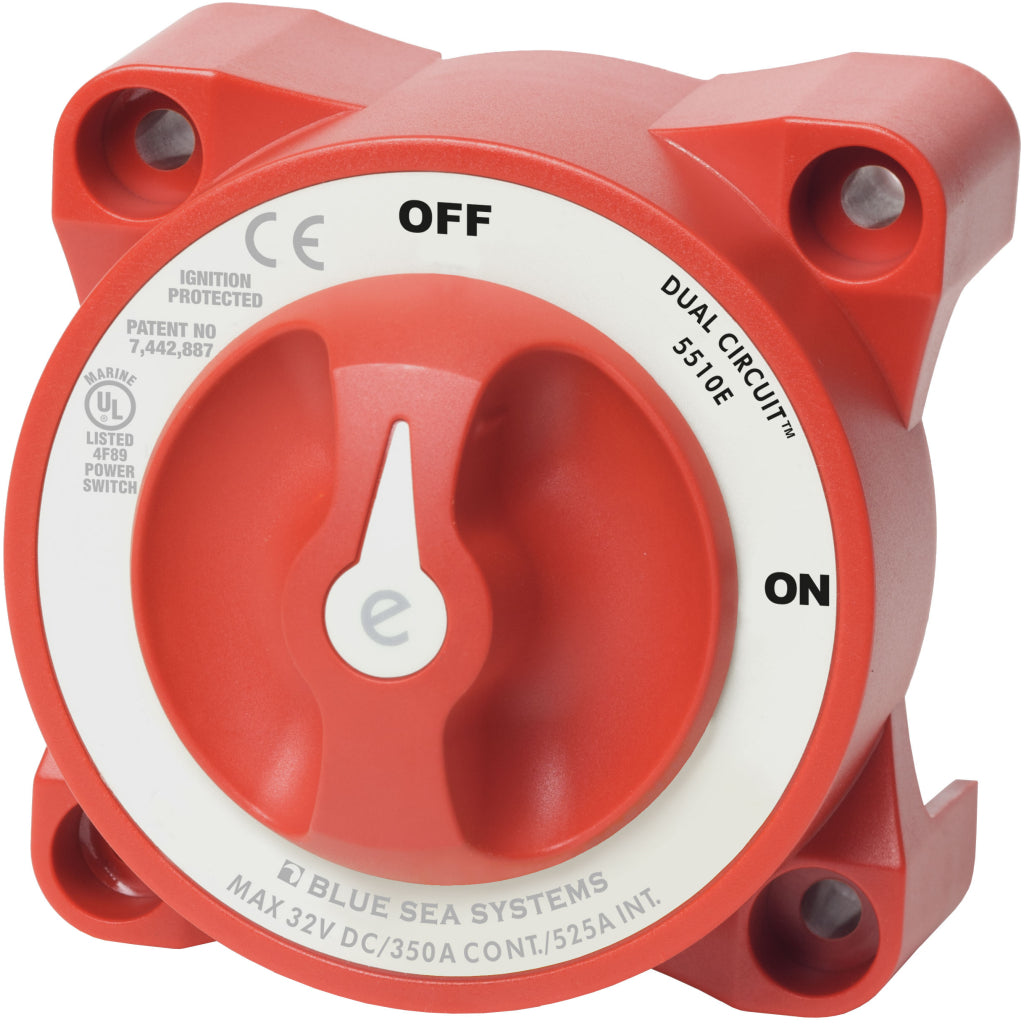 Blue Sea e-Series Dual Circuit Battery Switch
