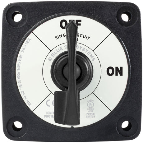 Blue Sea Black Single Circuit