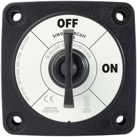 Blue Sea Black m-Series Mini Battery Switch 