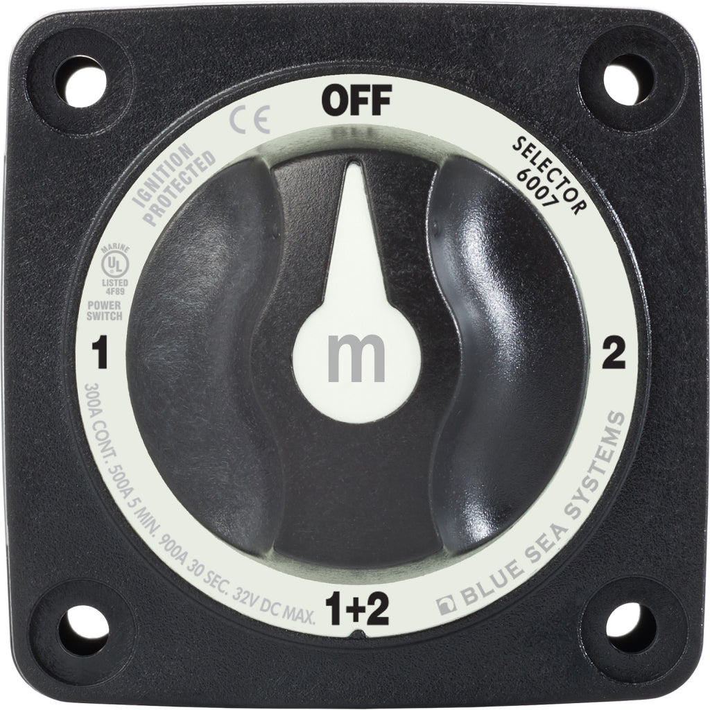 Blue Sea m-Series Mini Selector Battery Switch Front