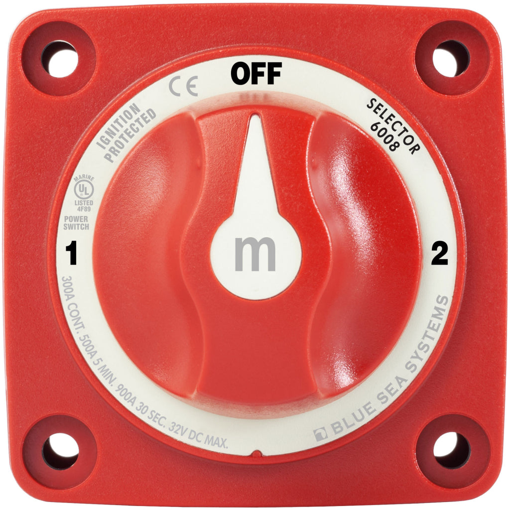 Blue Sea m-Series Selector Battery Switch Front