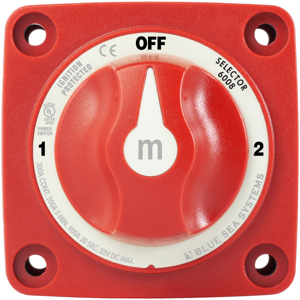 Blue Sea m-Series Selector Battery Switch Front