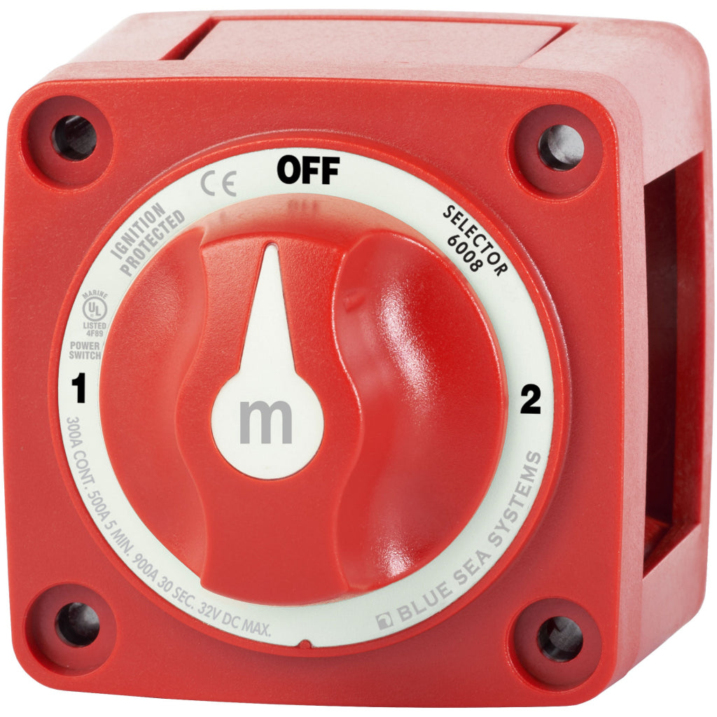 Blue Sea Red m-Series Selector Battery Switch