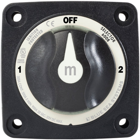 Blue Sea m-Series Selector Battery Switch Front