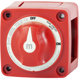Blue Sea 6010 Mini Dual Circuit Battery Switch-Red