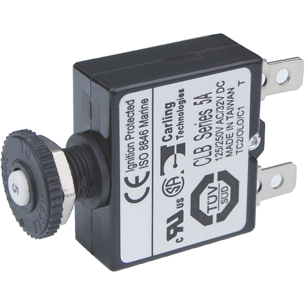 Blue Sea Push Button Reset Circuit Break. 5A