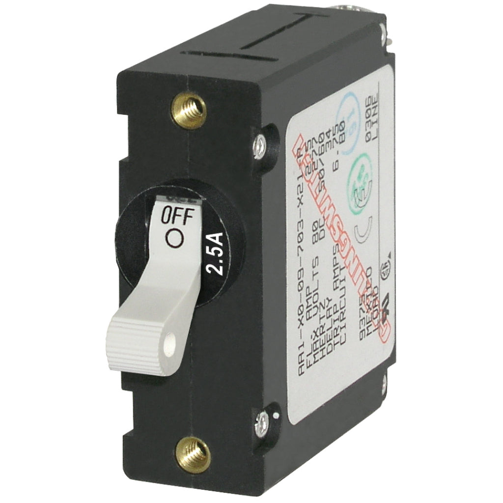 Blue Sea 2.5A Single Pole Circuit Breaker