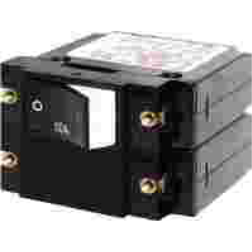 Raised Rocker 50A Double Pole Circuit Breaker