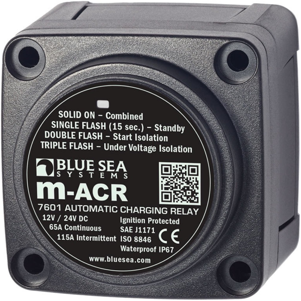 Blue Seas Systems 12/24V DC 65A Charging Relay