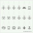 Blue Seas Systems Battery Switch ICON Label Kit