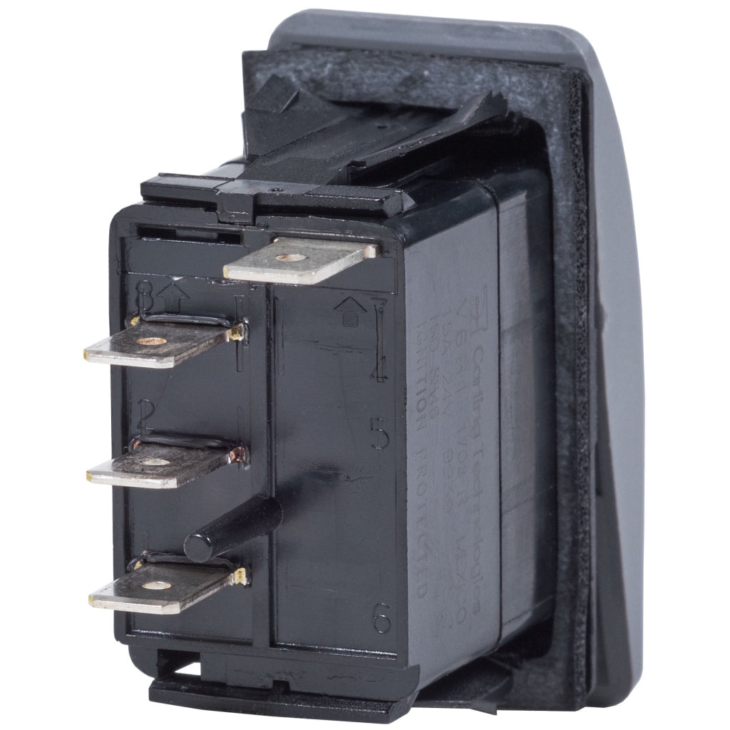 Blue Sea Black SPDT ON-OFF-ON Contura II Switch