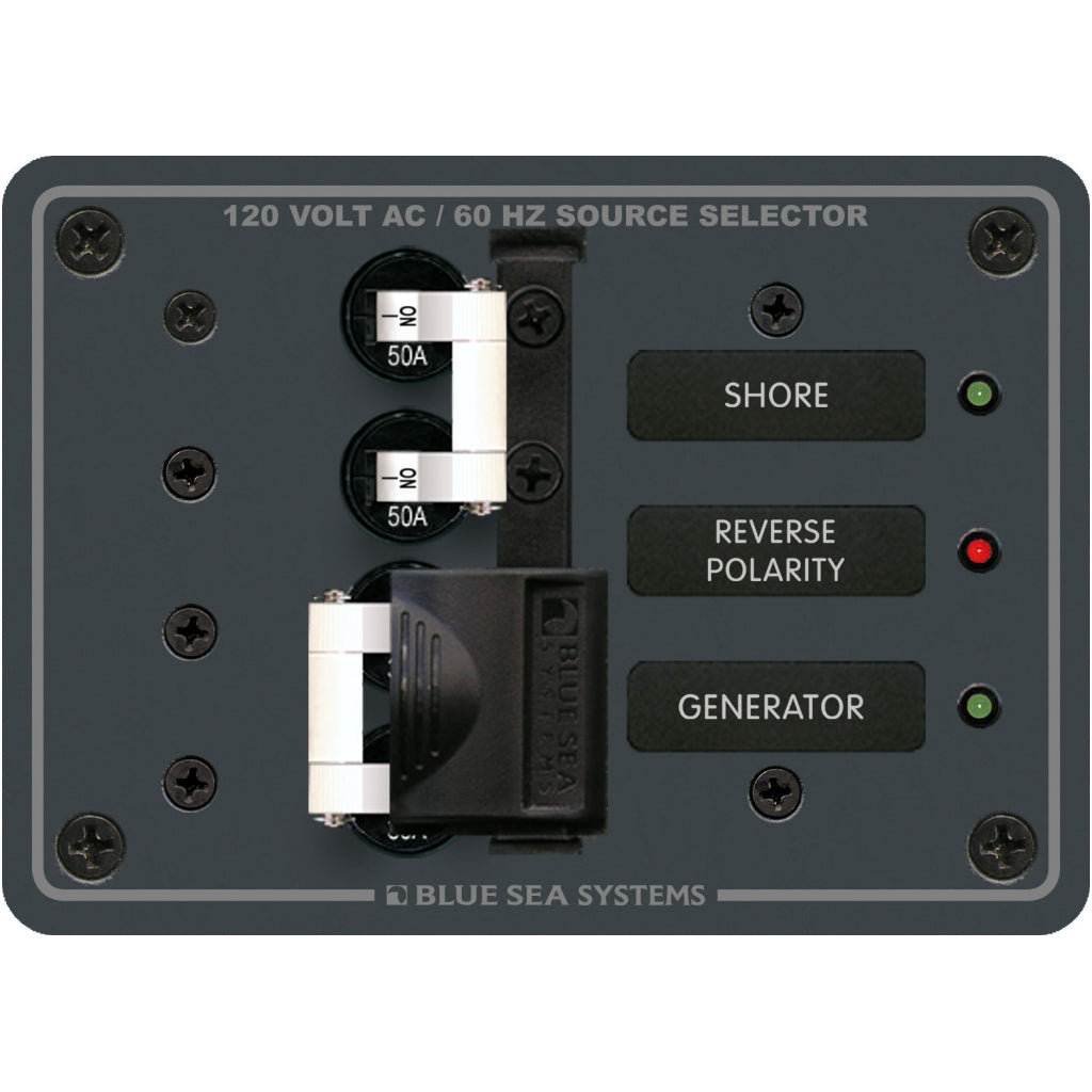 Blue Sea 50A 120V AC Toggle Source Selector