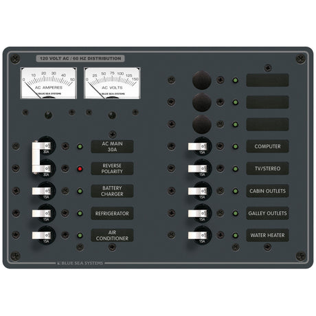 Blue Sea 11 Pos. AC Main Panel