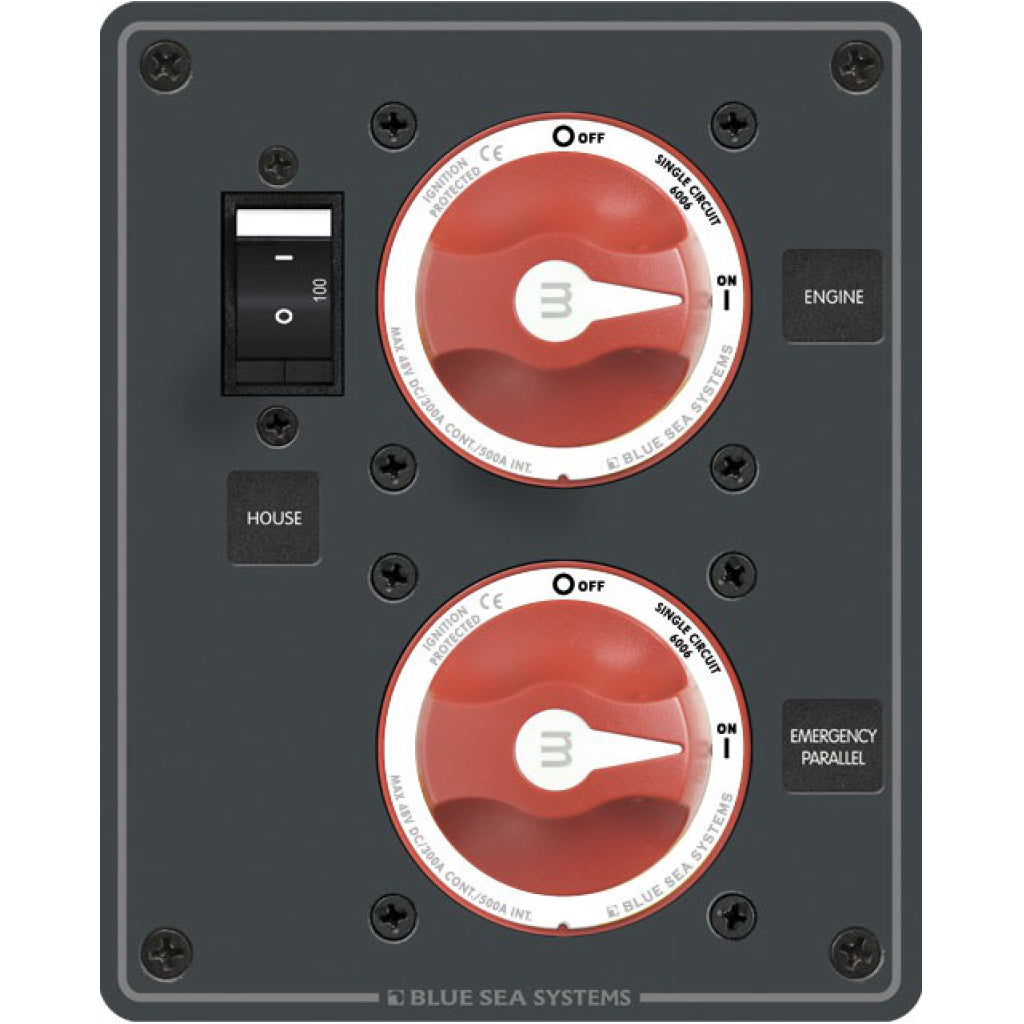 Blue Sea 8080 Dual Battery Bank Management Panel
