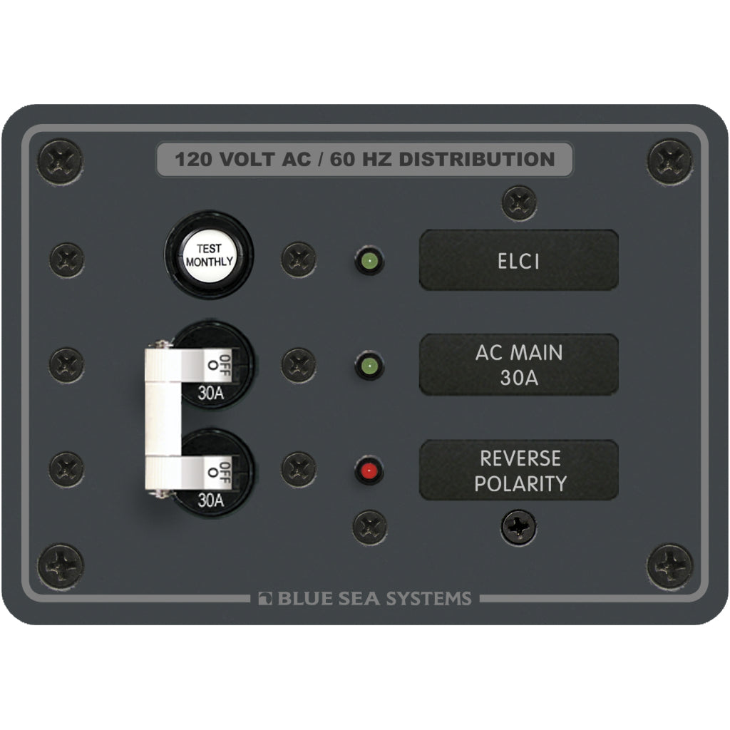 Blue Sea 8100 ELCI Main 30A Double Pole
