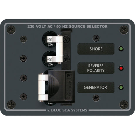 Blue Sea European AC Toggle Source Selector 