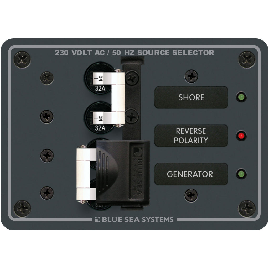 Blue Sea European AC Toggle Source Selector 