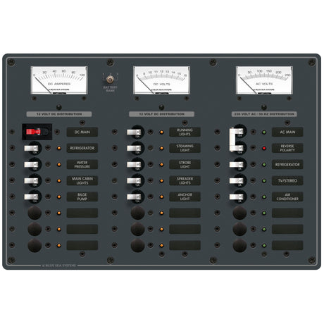 Blue Sea European AC/DC Main Panel 