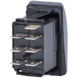 Blue Sea 8220 Contura Switch DPDT Gray - ON-OFF-ON