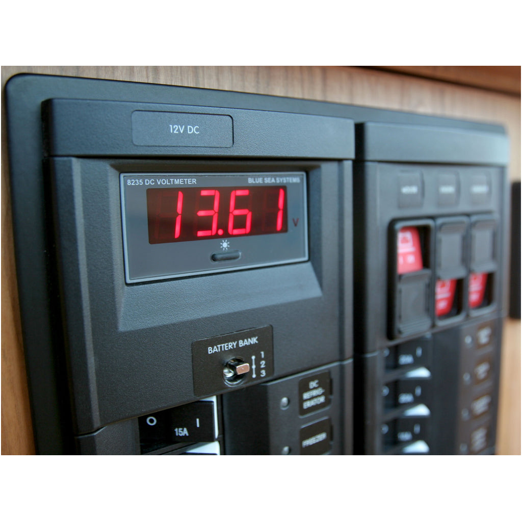 Blue Sea 8235 DC Digital Voltmeter - 0 to 60V DC