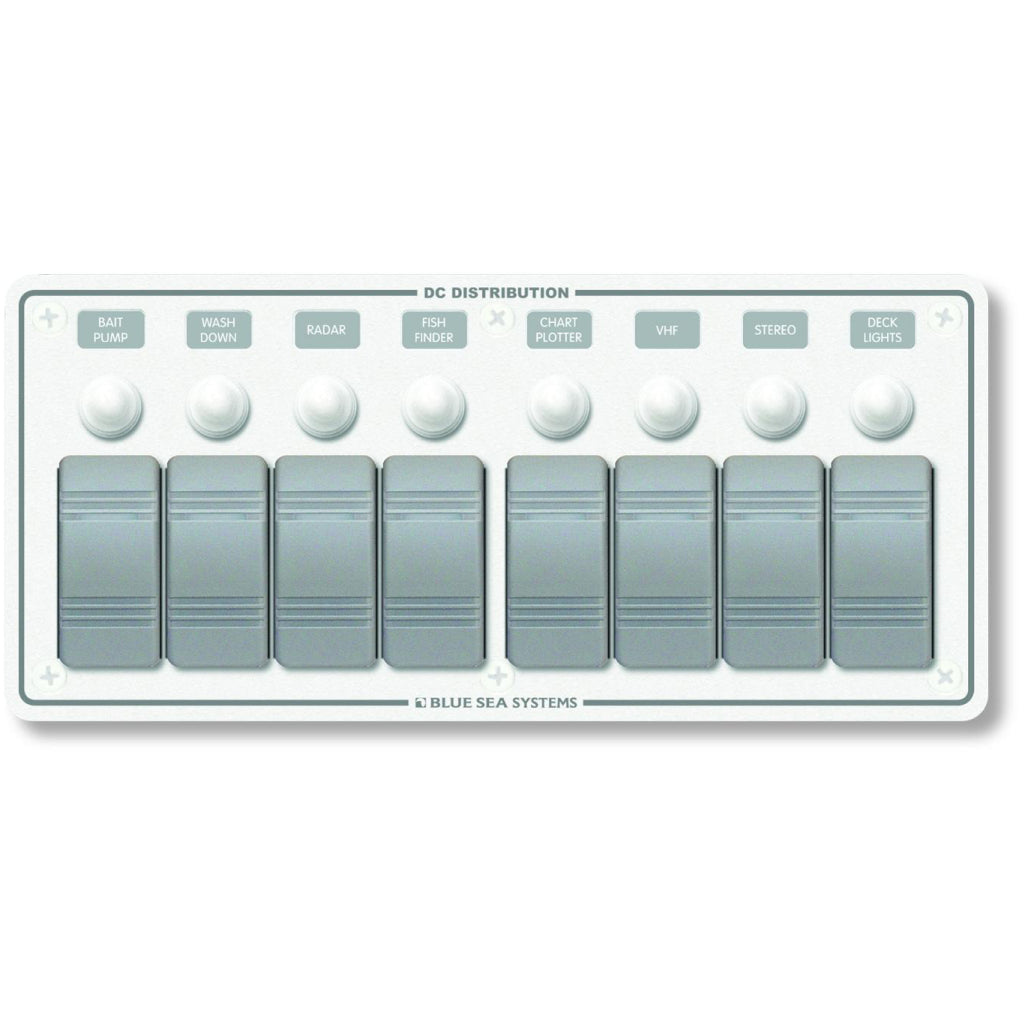 Blue Sea 8271 Contura 12V DC Circuit Br. Panel