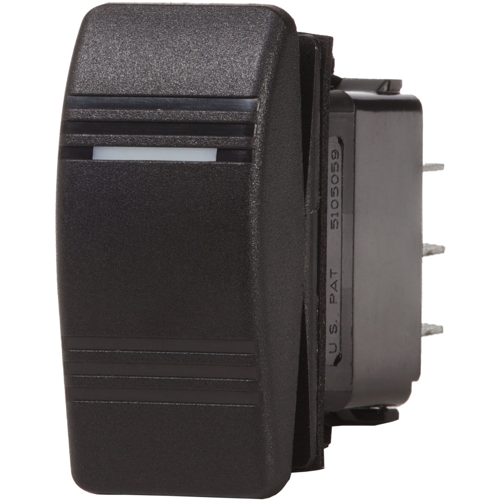 Blue Sea 8287 Contura Switch DPST Black - OFF-ON
