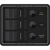 Blue Sea 8374 Water Res Circuit Breaker Pan 3 Pos