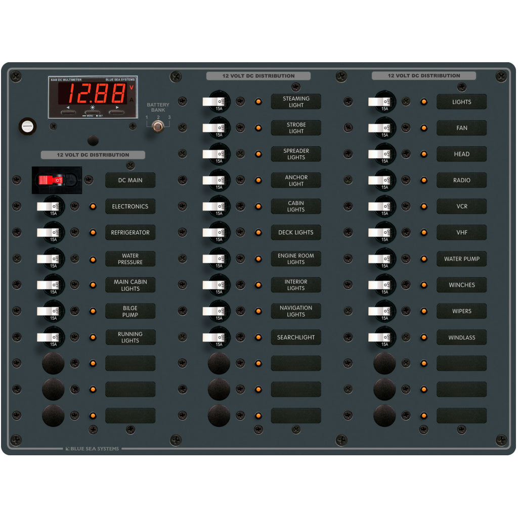 Blue Sea 35 Pos. DC Main Panel