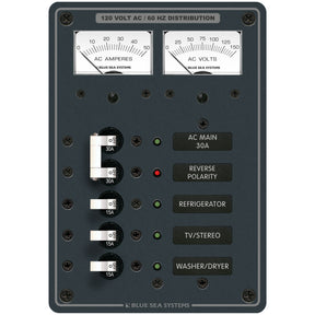 Blue Sea AC Main 3 Pos. Panel