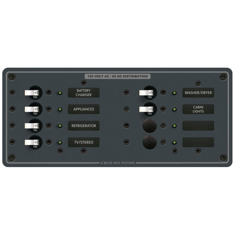 Blue Sea AC 8 Pos. Panel