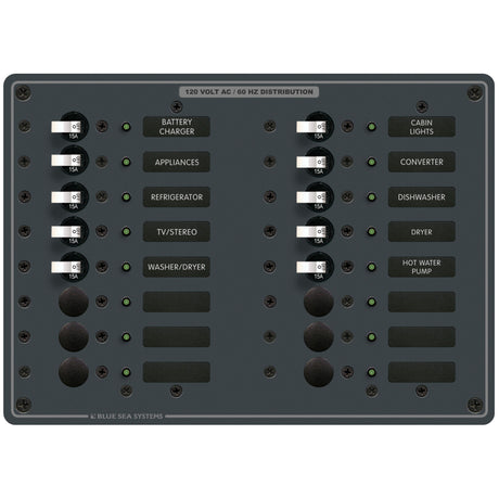 Blue Sea 16 Pos. AC Panel