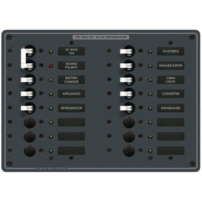Blue Sea 14 Pos. AC Main Panel
