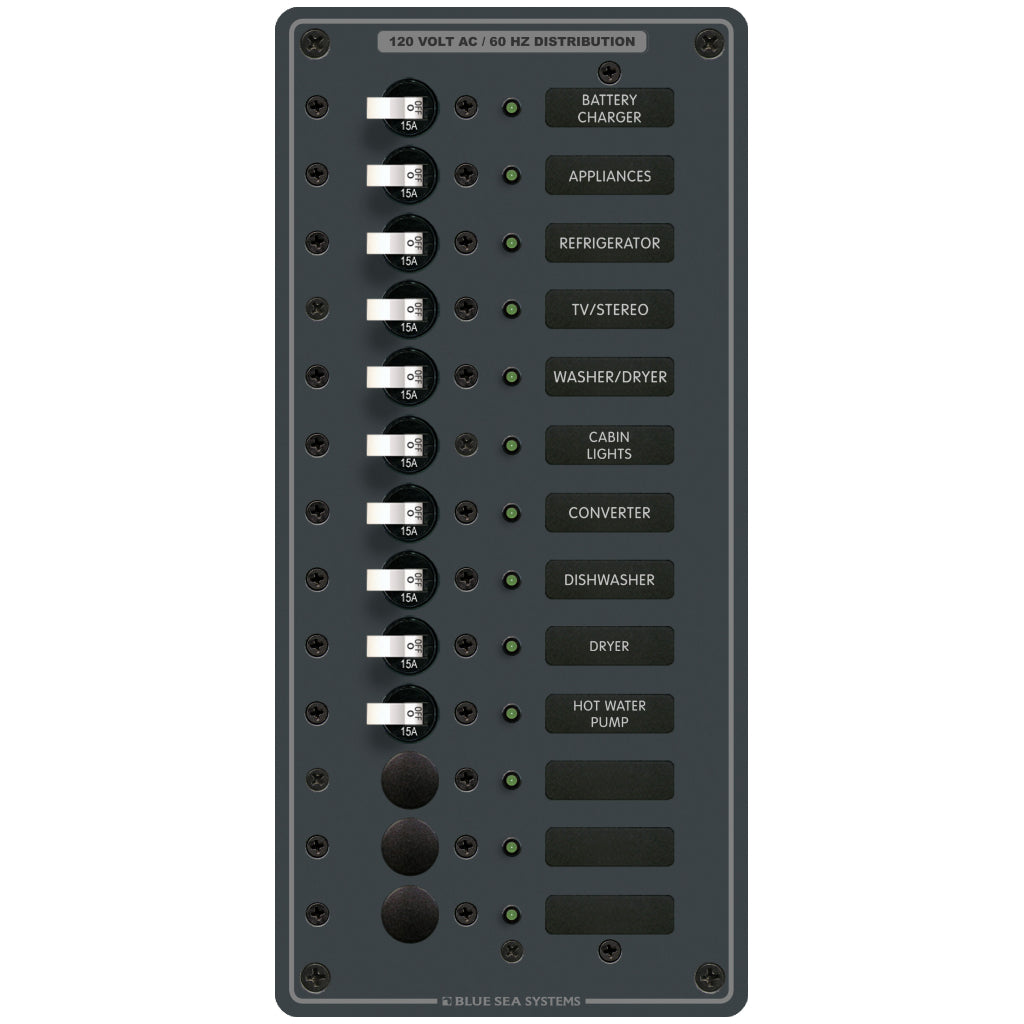 Blue Sea 13 Pos. AC Panel