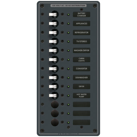 Blue Sea 13 Pos. AC Panel