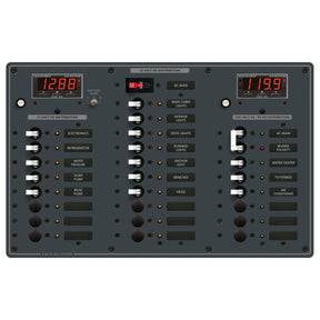 Blue Sea European 18 Pos. AC/DC Main Panel