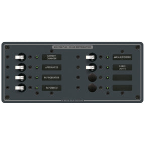 Blue Sea AC 8 Pos. Panel