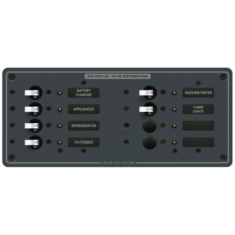 Blue Sea AC 8 Pos. Panel