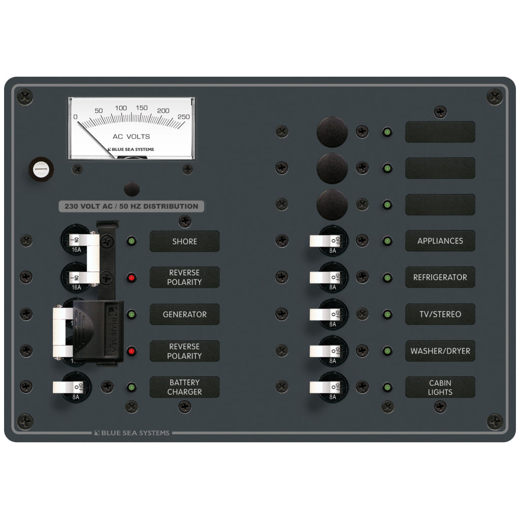 Blue Sea 9 Pos. 2 Source AC Panel