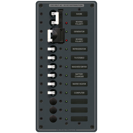 Blue Sea European 9 Pos. 2 Source AC Panel